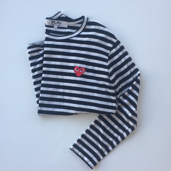 Comme des Garcons Tops - CDG Play Long-sleeve